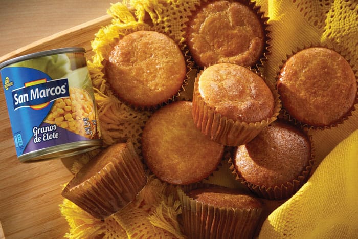 Panquecitos de elote