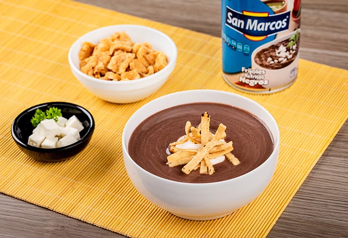 Crema de frijol
