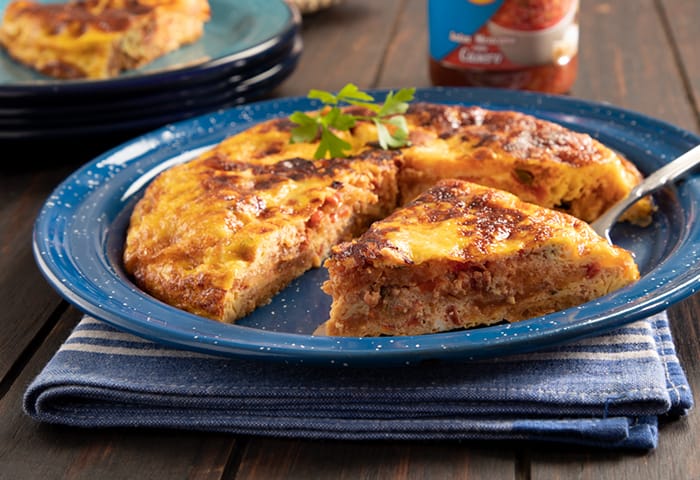 Frittata de chicharrón