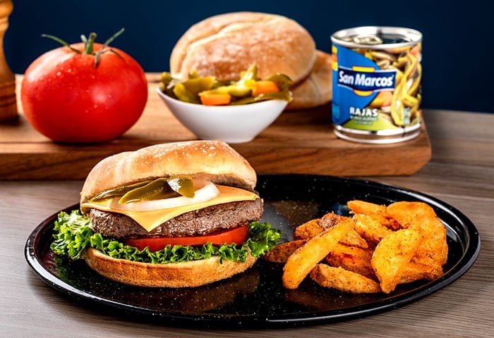 Hamburguesa baja en carbohidratos
