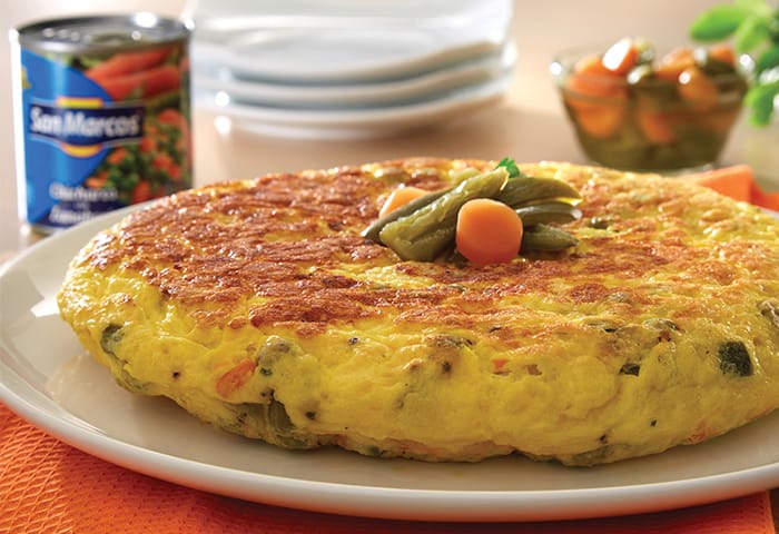 Tortilla de verduras